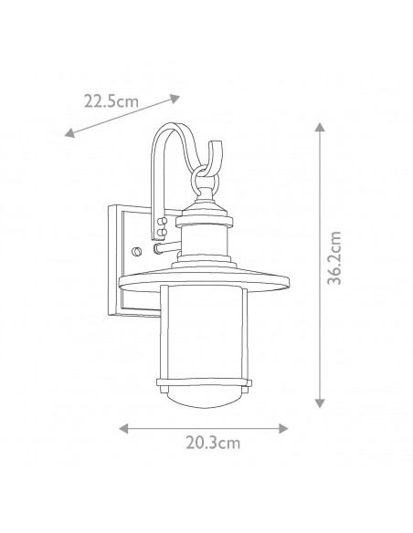 væglampe udendørslamper gammel stil klassiske udendørs lamper