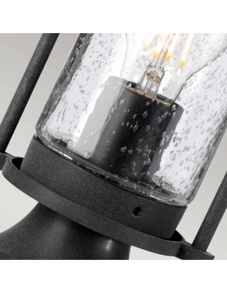 Bedlampe led udendørslamper gammel stil klassiske sokkellamper halvmur