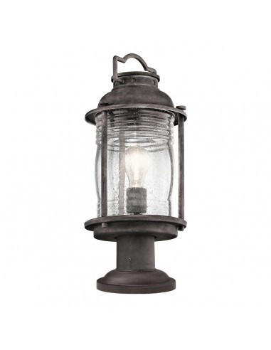 Bedlampe led udendørslamper gammel stil klassiske sokkellamper halvmur