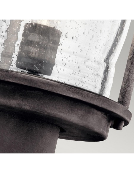 Bedlampe led udendørslamper gammel stil klassiske sokkellamper halvmur