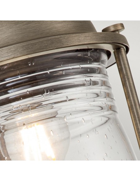 Bedlampe led udendørslamper gammel stil klassiske sokkellamper halvmur