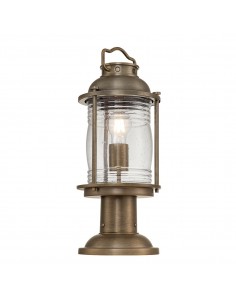 Bedlampe led udendørslamper gammel stil klassiske sokkellamper halvmur