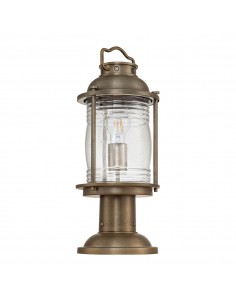 Bedlampe led udendørslamper gammel stil klassiske sokkellamper halvmur 2