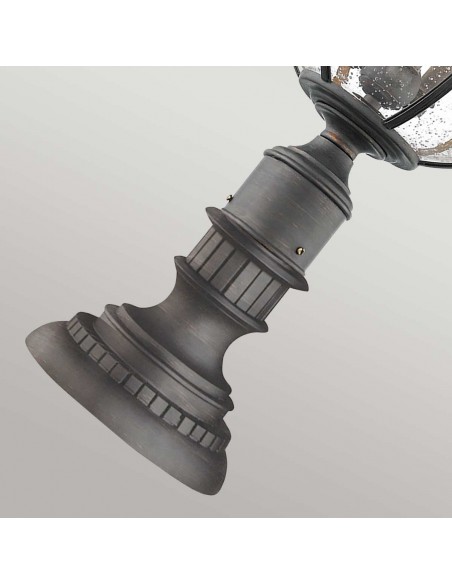 Bedlampe led udendørslamper gammel stil klassiske sokkellamper halvmur