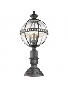 Bedlampe led udendørslamper gammel stil klassiske sokkellamper halvmur