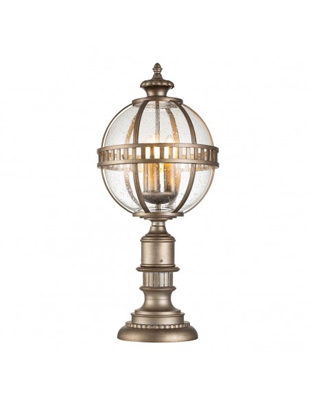 Bedlampe led udendørslamper gammel stil klassiske sokkellamper halvmur