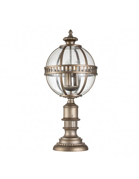 Bedlampe led udendørslamper gammel stil klassiske sokkellamper halvmur