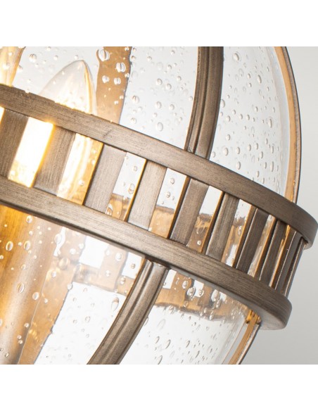 Bedlampe led udendørslamper gammel stil klassiske sokkellamper halvmur