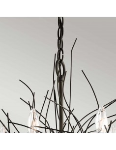moderne design lysekrone sort 2