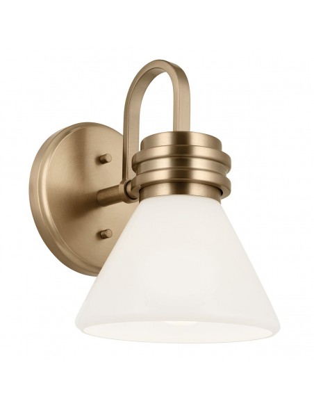 badeværelseslampe væg led messing moderne design spejl