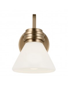 badeværelseslampe væg led messing moderne design spejl 2