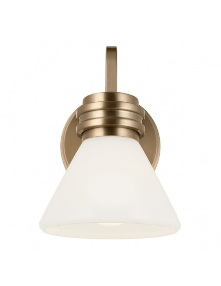 badeværelseslampe væg led messing moderne design spejl