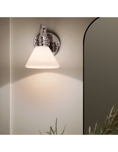 badeværelseslampe væg led krom moderne design spejl