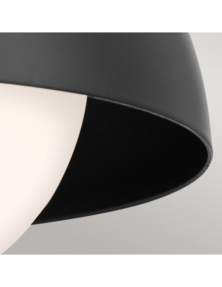 væglampe loftlampe moderne design sort