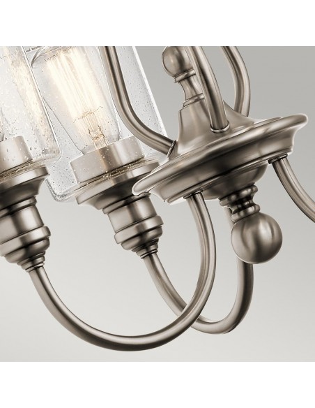 moderne design lysekrone sort