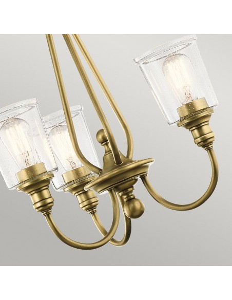 moderne design lysekrone messing