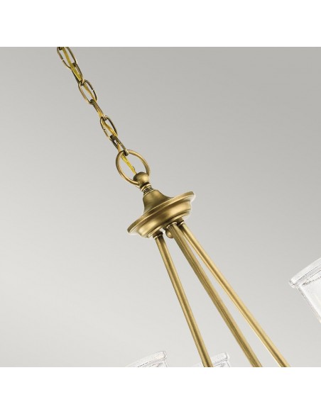 moderne design lysekrone messing