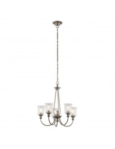moderne design lysekrone sort
