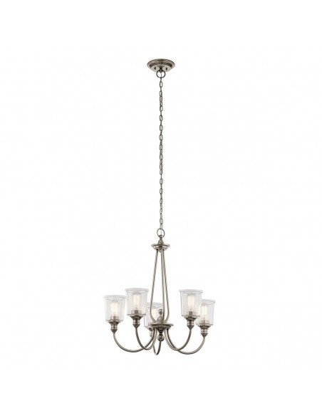 moderne design lysekrone sort