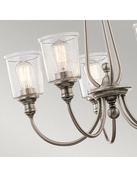 moderne design lysekrone sort