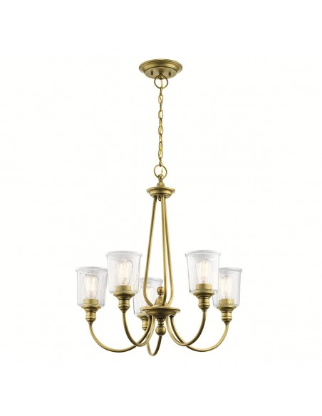 moderne design lysekrone messing