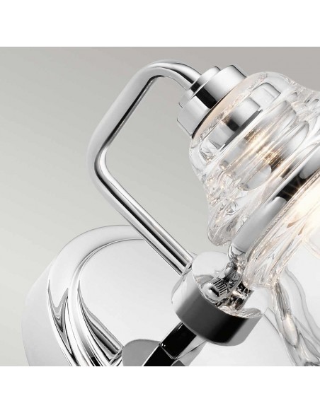 badeværelseslampe væg led krom moderne design spejl