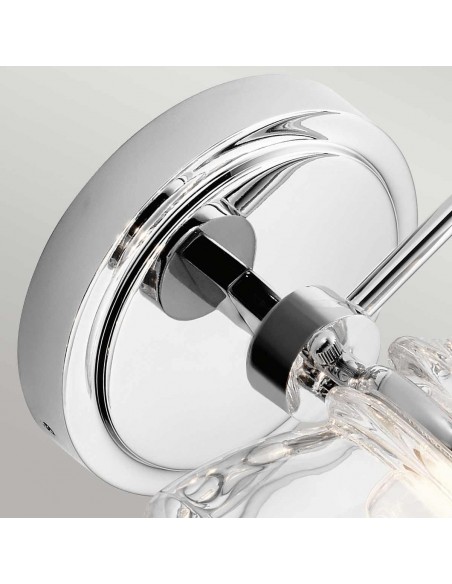 badeværelseslampe væg led krom moderne design spejl