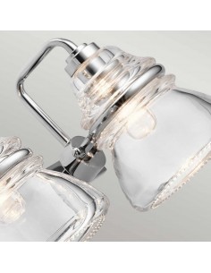 badeværelseslampe væg led krom moderne design spejl 2