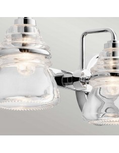 badeværelseslampe væg led krom moderne design spejl 2