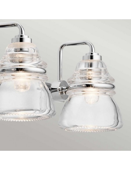 badeværelseslampe væg led krom moderne design spejl