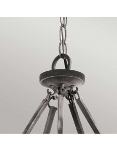 rustik design lysekrone 2
