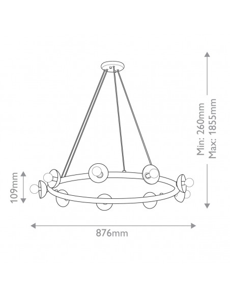 moderne design lysekrone