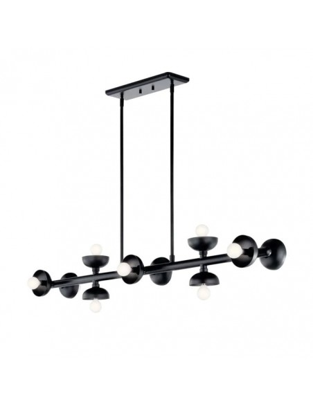 moderne sort design langbordspendel