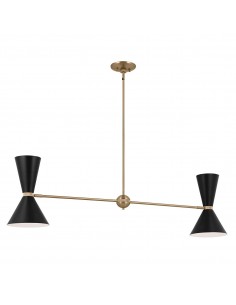 moderne sort design langbordspendel