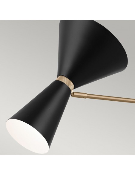 moderne sort design langbordspendel