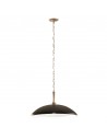 DELAROSA Loftlampe i stål Ø50,8 cm 1 x E27 - Sort/Champagne bronze