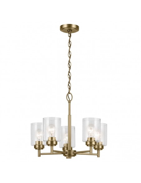 moderne design lysekrone messing