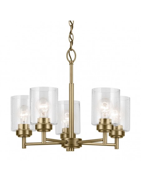 moderne design lysekrone messing