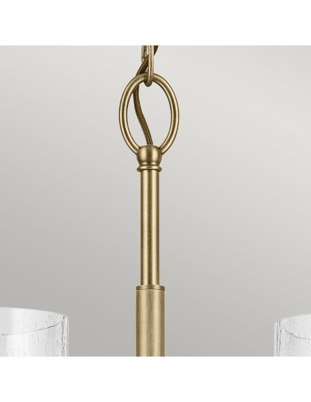 moderne design lysekrone messing