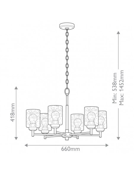 moderne design lysekrone messing