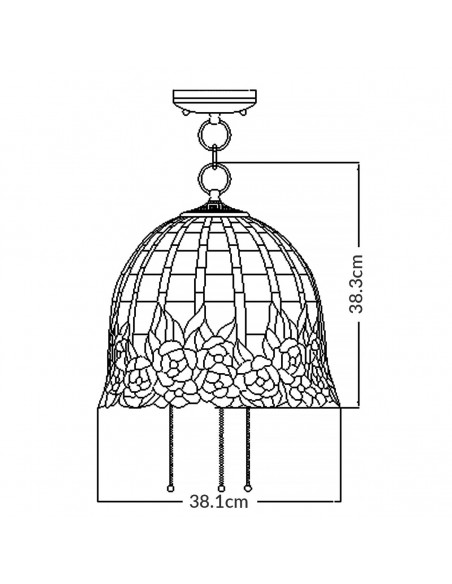 loftlampe tiffany design