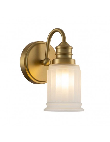 badeværelseslampe væg led moderne design spejl messing