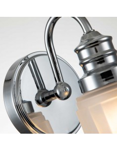 badeværelseslampe væg led moderne design spejl krom 2