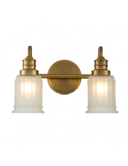badeværelseslampe væg led moderne design spejl messing