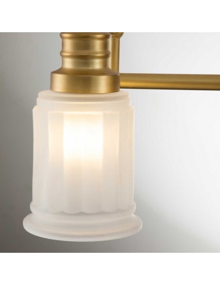 badeværelseslampe væg led moderne design spejl messing
