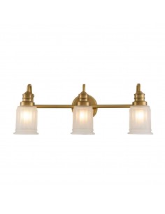 badeværelseslampe væg led moderne design spejl messing