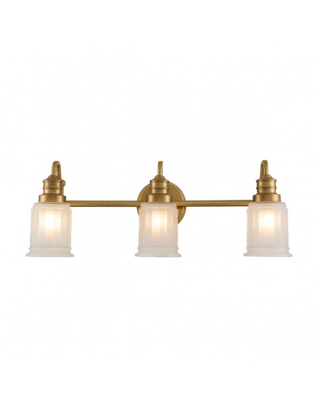 badeværelseslampe væg led moderne design spejl messing