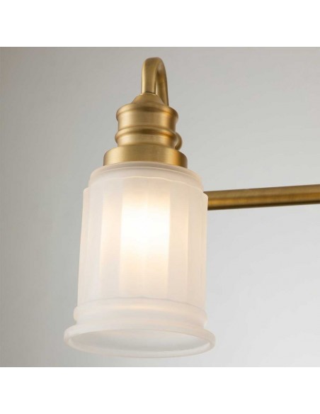 badeværelseslampe væg led moderne design spejl messing
