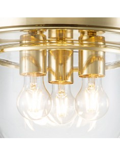 badeværelseslampe loft led moderne design messing 2