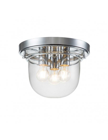 badeværelseslampe loft led moderne design krom